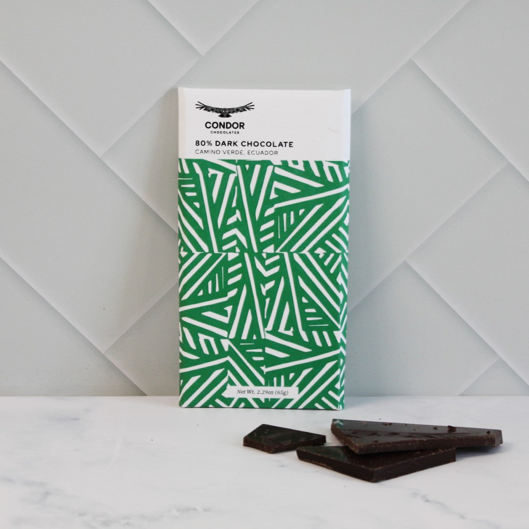 Dark Chocolate Bar, 80% - Condor