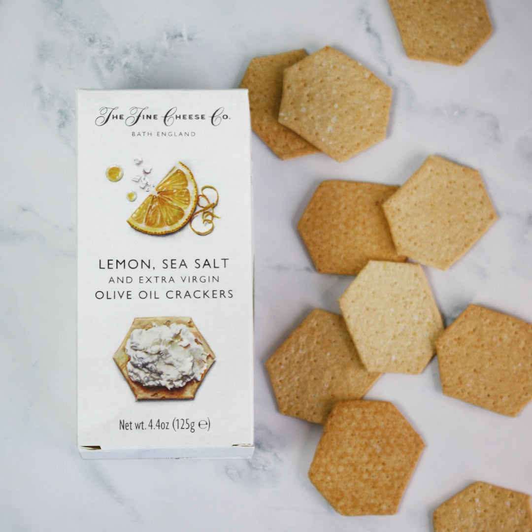 Lemon, Sea Salt and EVOO Crackers - FCC 4.4oz