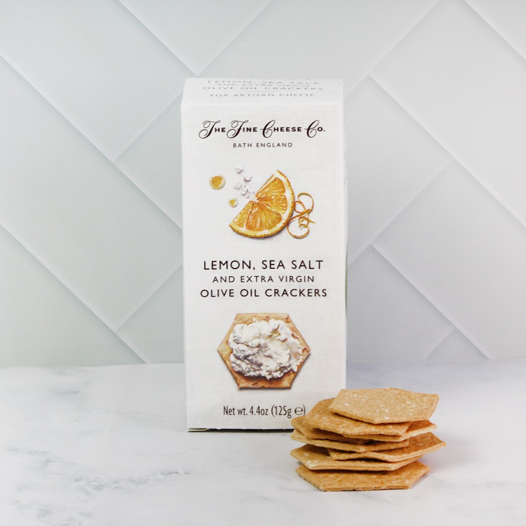 Lemon, Sea Salt and EVOO Crackers - FCC 4.4oz