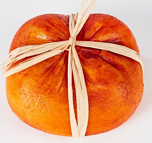 Bica cheese twisted into a bag