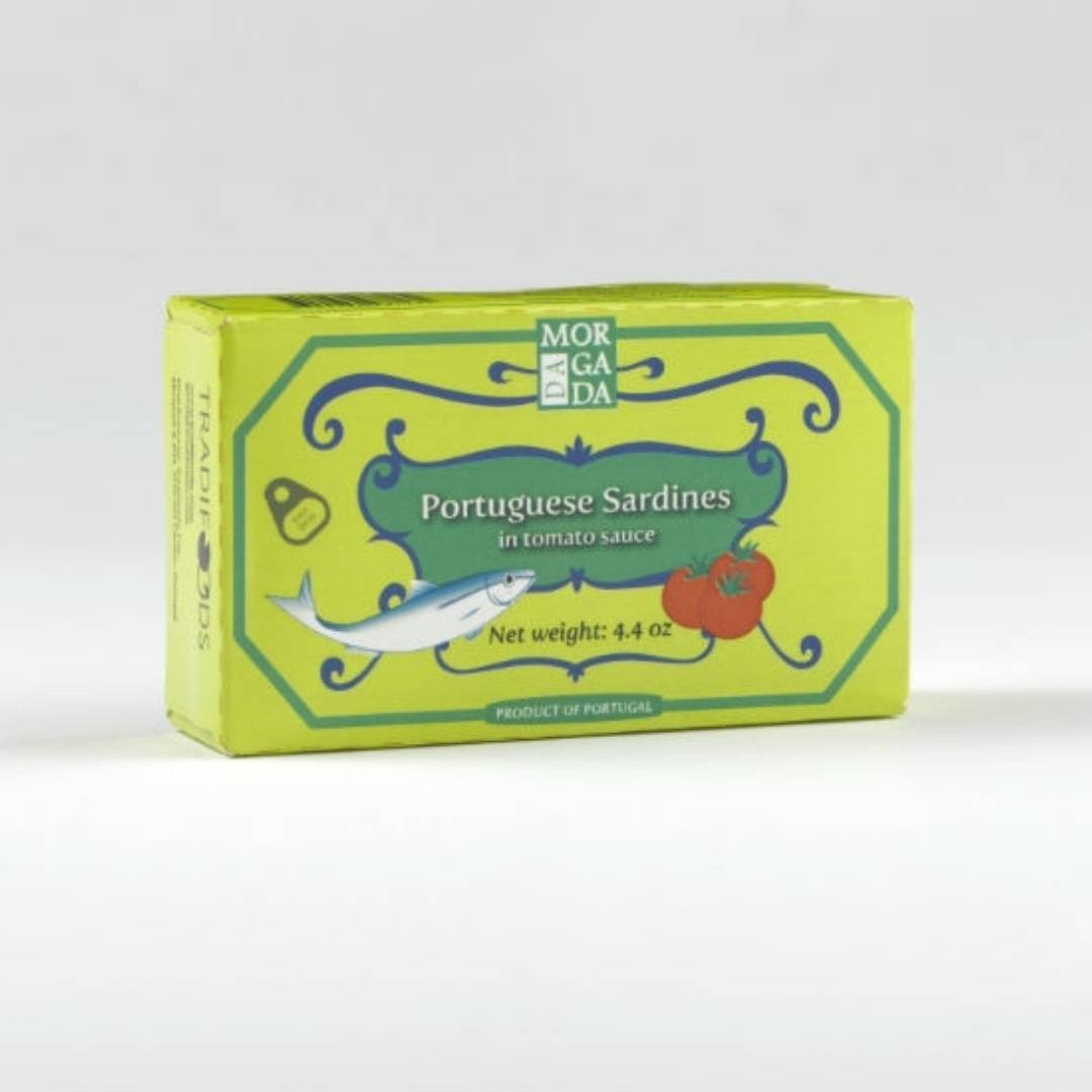 Da Morgada Sardines in tomato sauce in brand packaging