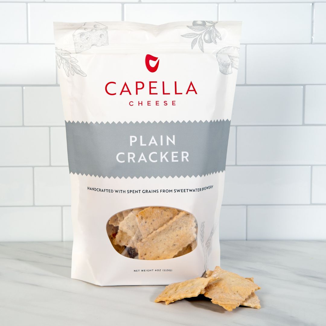 Capella Cheese Plain Crackers with Spent Grain