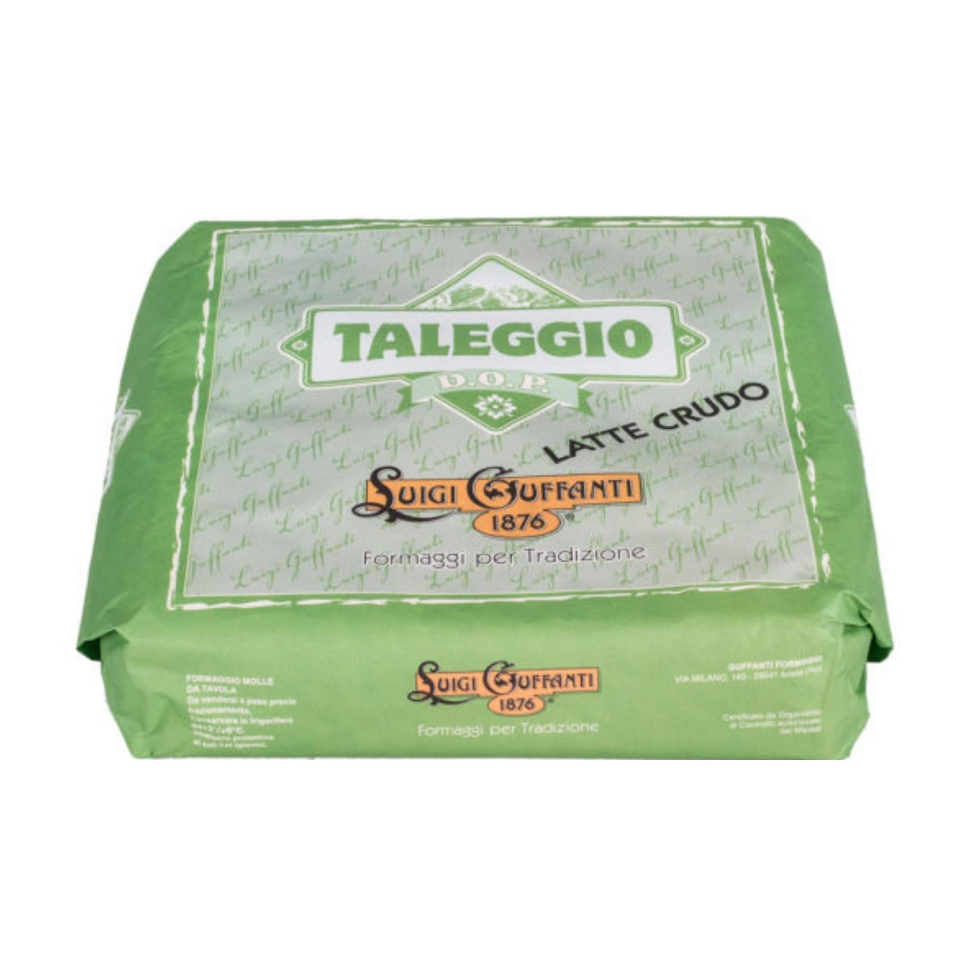 Taleggio DOP cheese in brand packaging