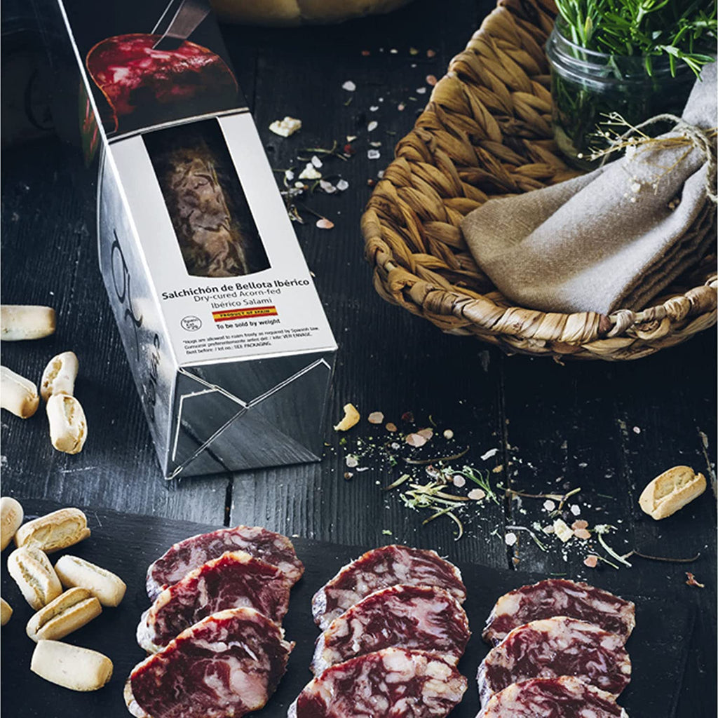 Iberico Dry-cured Salami with original packaging