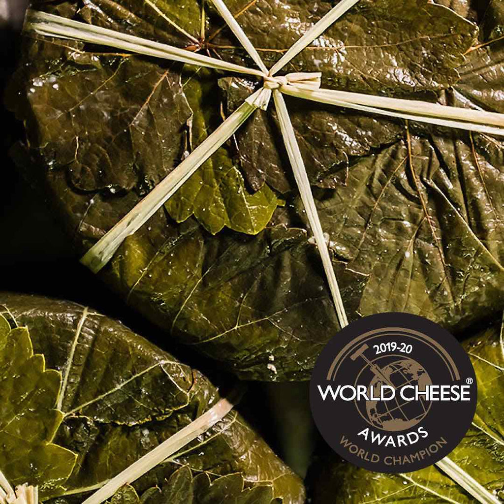 Rogue River Blue cheese wrapped in leaves