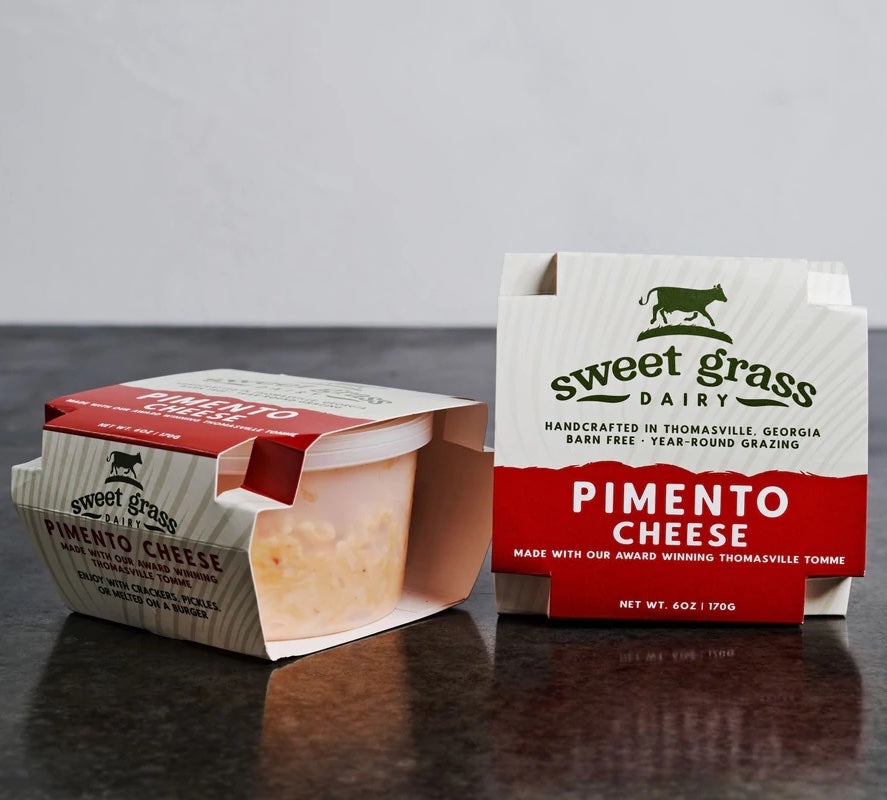 Pimento Cheese in brand packaging